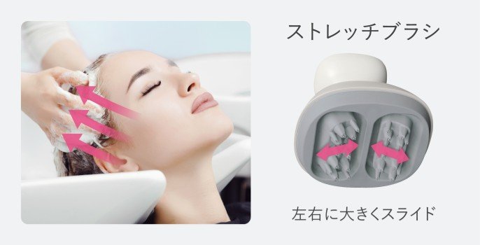 松下Panasonic 頭皮美容沙龍觸摸式按摩儀螺旋&滑動棕色調EH-HE0G-T