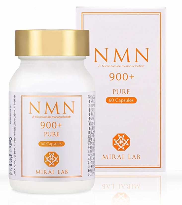 MIRAI LAB NMN烟酰胺纳米核苷酸PURE 900+ 延缓身体衰老60粒-美国-日本