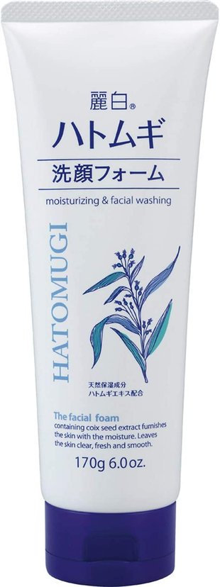 KUMANO White Hatomugi Face Wash Foam 170g-Italy - Japan Online