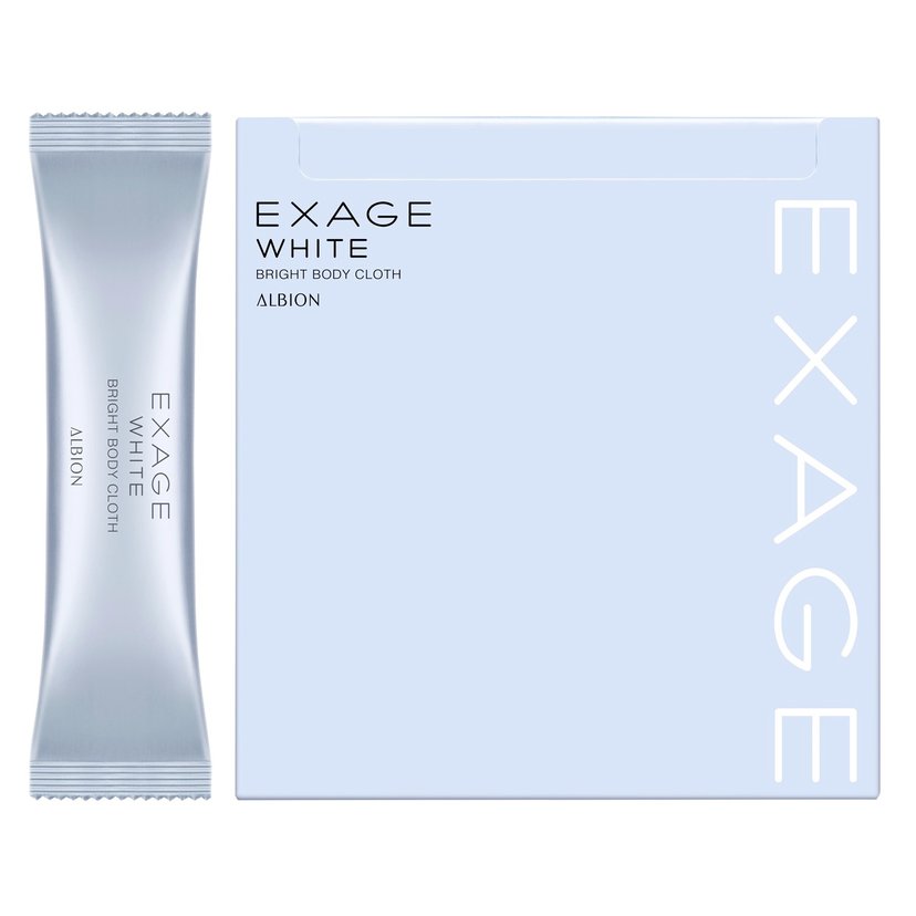 ALBION EXAGE WHITE BRIGHT BODY CLOTH 38ml x 10 pieces-New Zealand