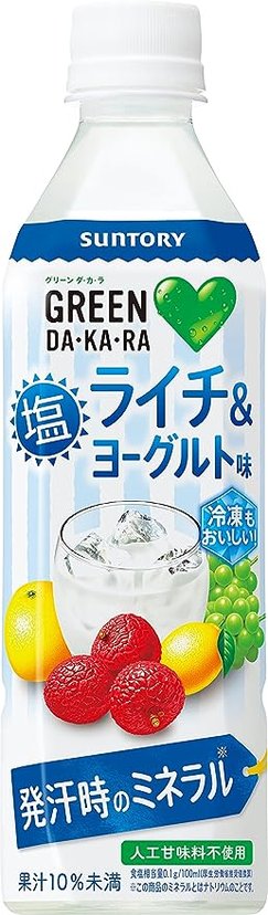 Suntory Green DA KA RA Salt Lychee & Yogurt (Frozen) 17.3 fl oz