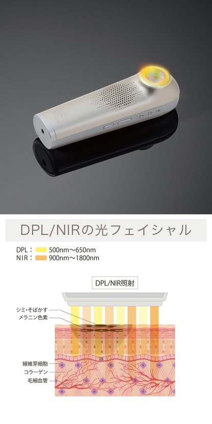 LINKA Snow Flash DPL/NIR Light Beauty Device - Japan Online