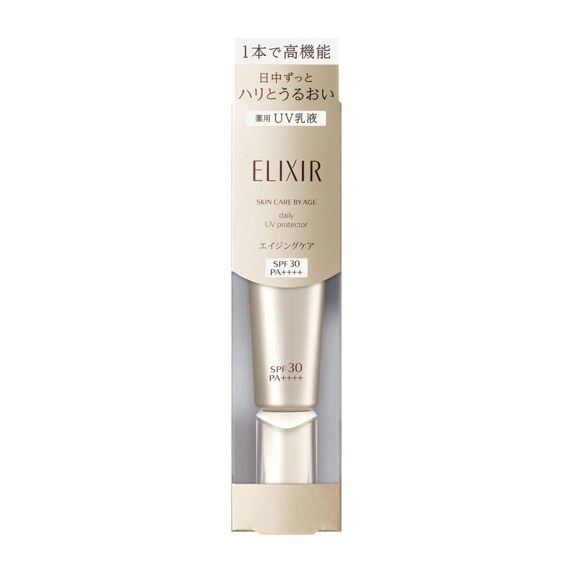 SHISEIDO ELIXIR SKIN CARE BY AGE daily UV protector 35ML-Japan