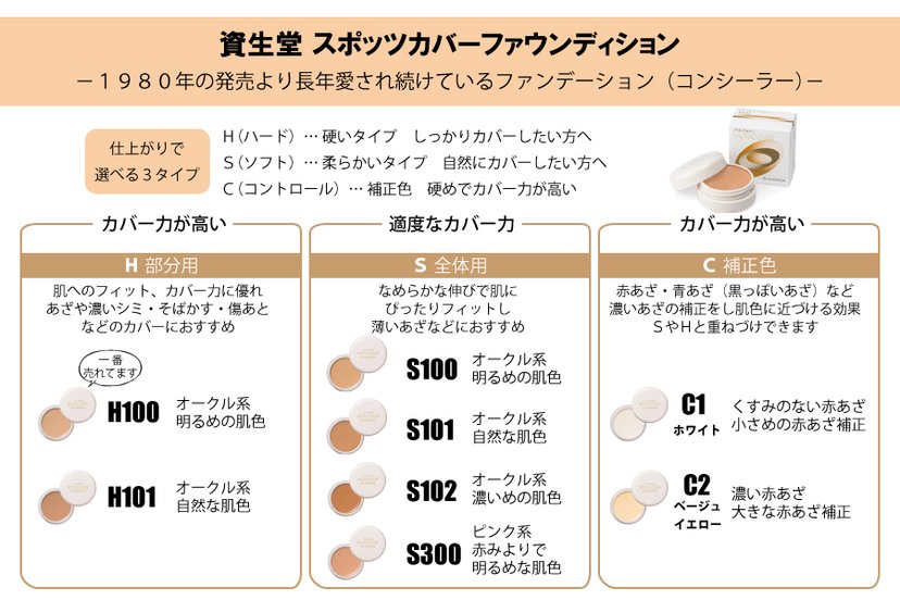 Shiseido Spots Cover Foundation (Base Color) 20g-Japan
