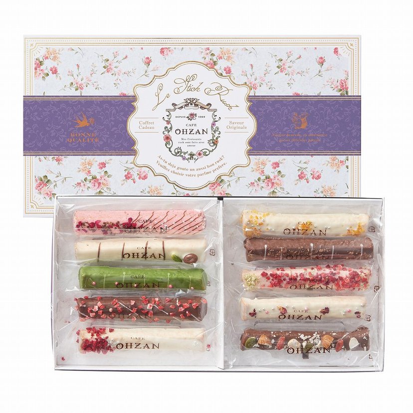 CAFE OHZAN Stick Rusk Chocolate 5/10/15/20 pcs-United States-Japan