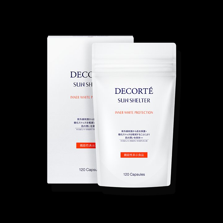 DECORTÉ SUN SHELTER INNER WHITE PRO DECORTE Sun Shelter Inner White Protection 120 capsules