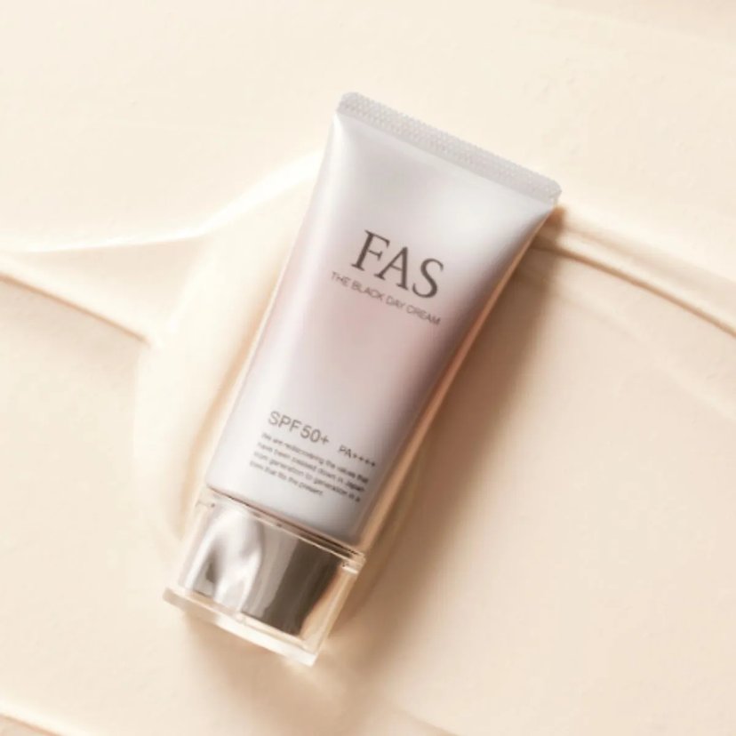 FAS 酵之萃黑米發酵精華保濕緊致防曬日霜防曬霜SPF50+ PA++++ 40g-日本