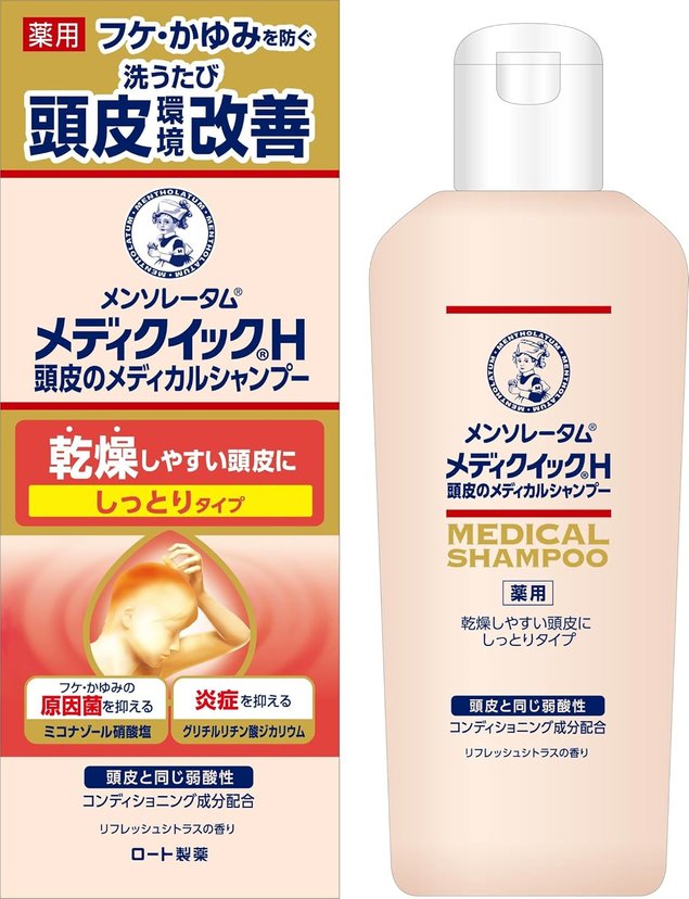 ROHTO Medi Quick H Scalp Medical Shampoo Moisturizing Type-United