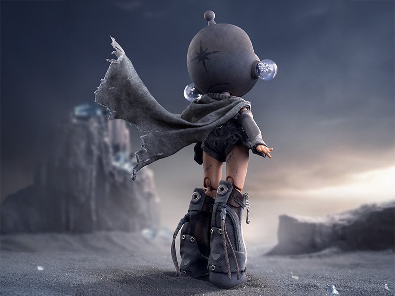 POP MART SKULLPANDA × HAMCUS 1/6 Scale Action Figure Wasteland