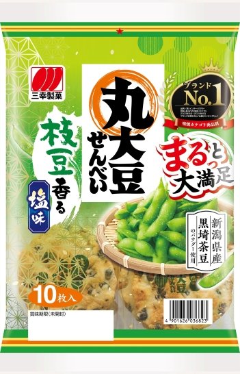 Sanko Seika Marudaizu Senbei Soybean Senbei 10 pieces-United