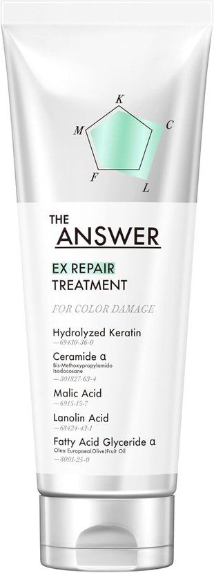 KAO THE ANSWER EX MOIST/GLOSS/REPAIR TREATMENT 220g-Singapore
