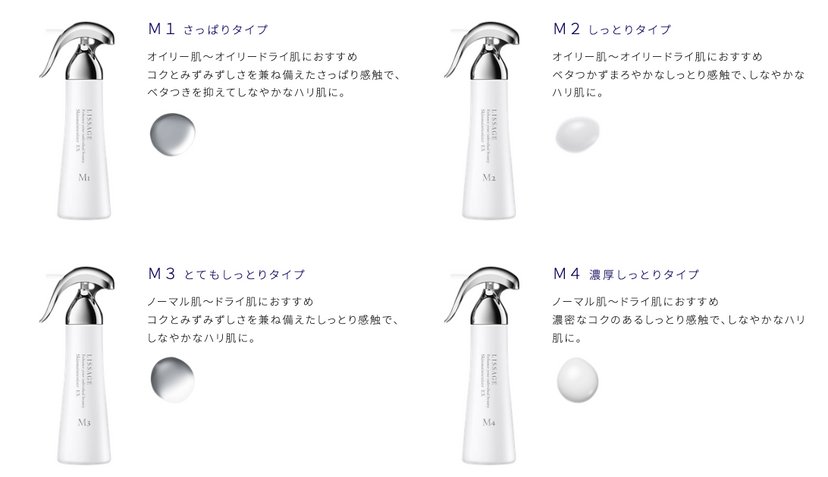 Kanebo LISSAGE skinmaintenizer Moisturizing 4 types-Japan Online