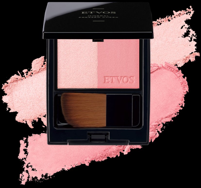ETVOS Mineral Pressed Cheek SPF20 PA++-Taiwan - Japan Online
