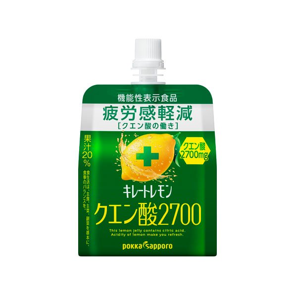 Pokka Sapporo Chelate Lemon Citric Acid 2700 Jelly 165g-Australia