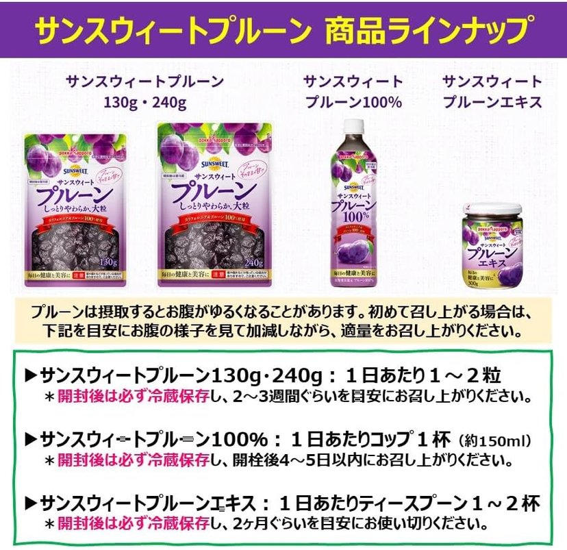 pokka sapporo Sunsweet Prunes 240g-United States - Japan Online
