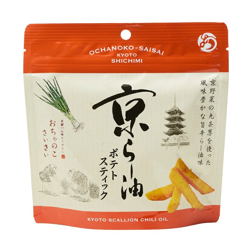 ochanokosaisai 京都九條蔥辣油風味脆薯條50g-台灣- 日本代購直送- Hommi
